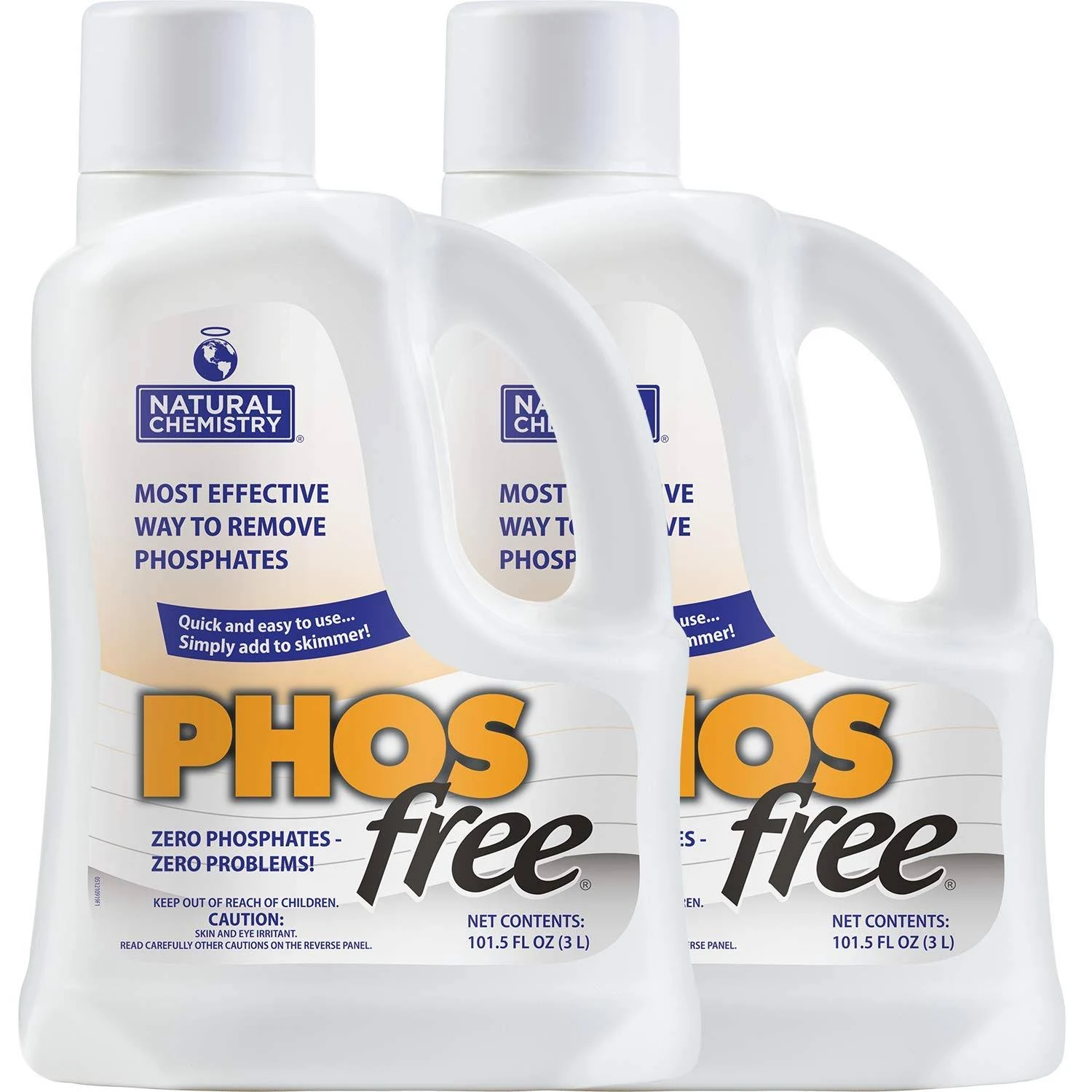 Natural Chemistry 2 05121 Swimming Pool Spa PHOSfree Phosphate Remover - 3L each