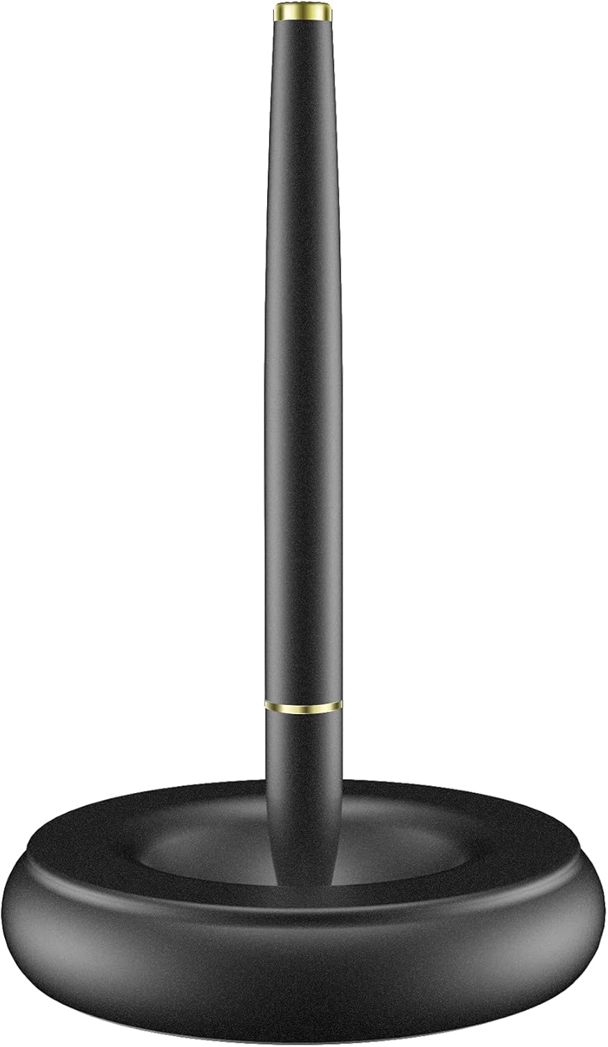 Kanglya Magnetic Levitating Pen Rotatable, Upright and Swing Magic Pen Holder for Unique Gifts Home Desk Office Business Office Luxury Decompression Pen, Black