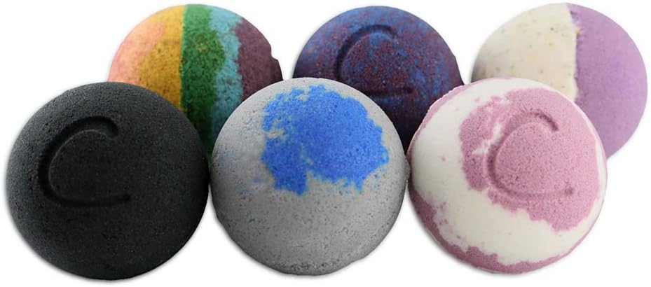 Cosset Bath Bombs - Bath Bomb Therapy Set for Calming Your Mind and Soothing Your Body - 8 Ounce - Pack of 6 Pack of 2