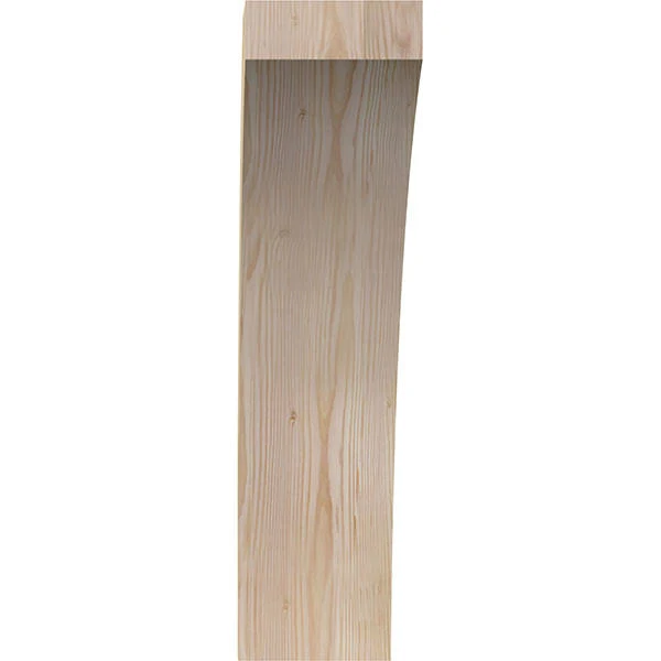 Ekena Millwork 6x22W x 18x22D x 24x22H Thorton Rough Sawn Brace, Douglas Fir
