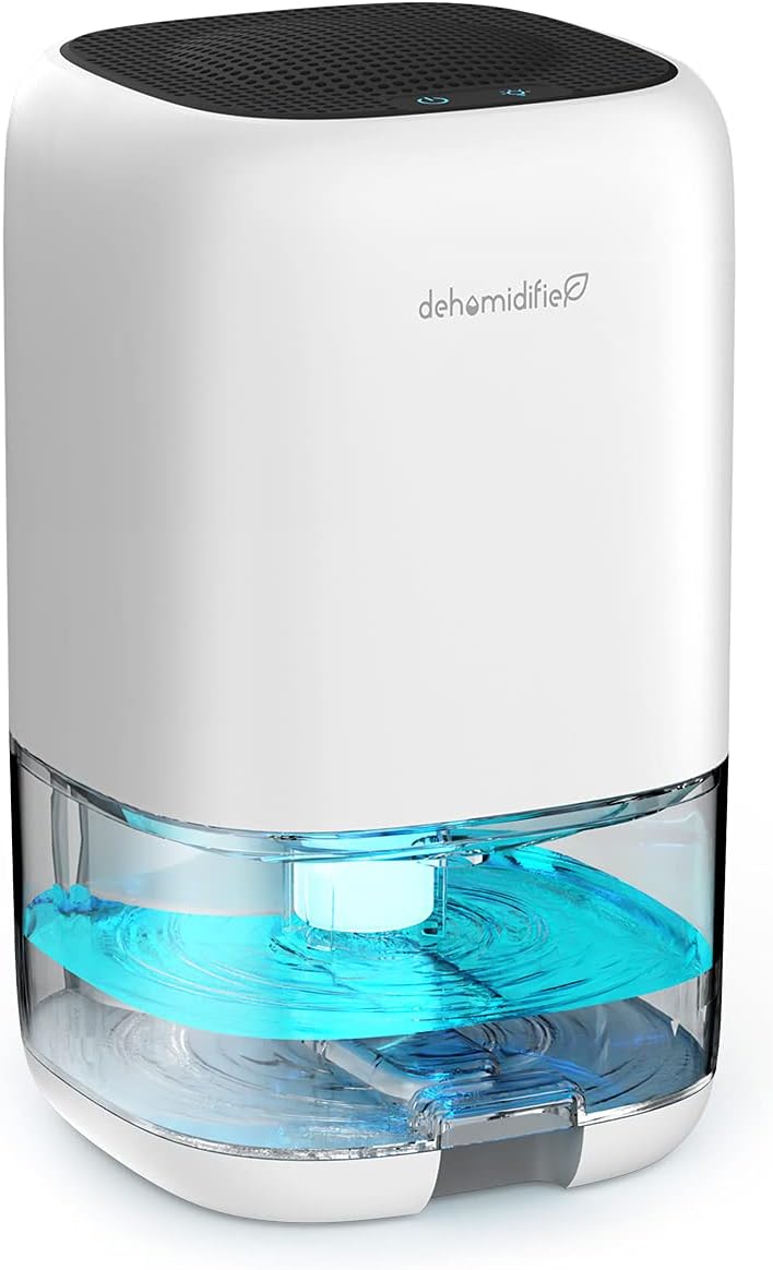 35 oz Dehumidifier for Home Ultra Quiet Auto Shutoff Dehumidifier for Closet Wardrobe Bedroom Kitchen (300 sq. ft) Pack of 2