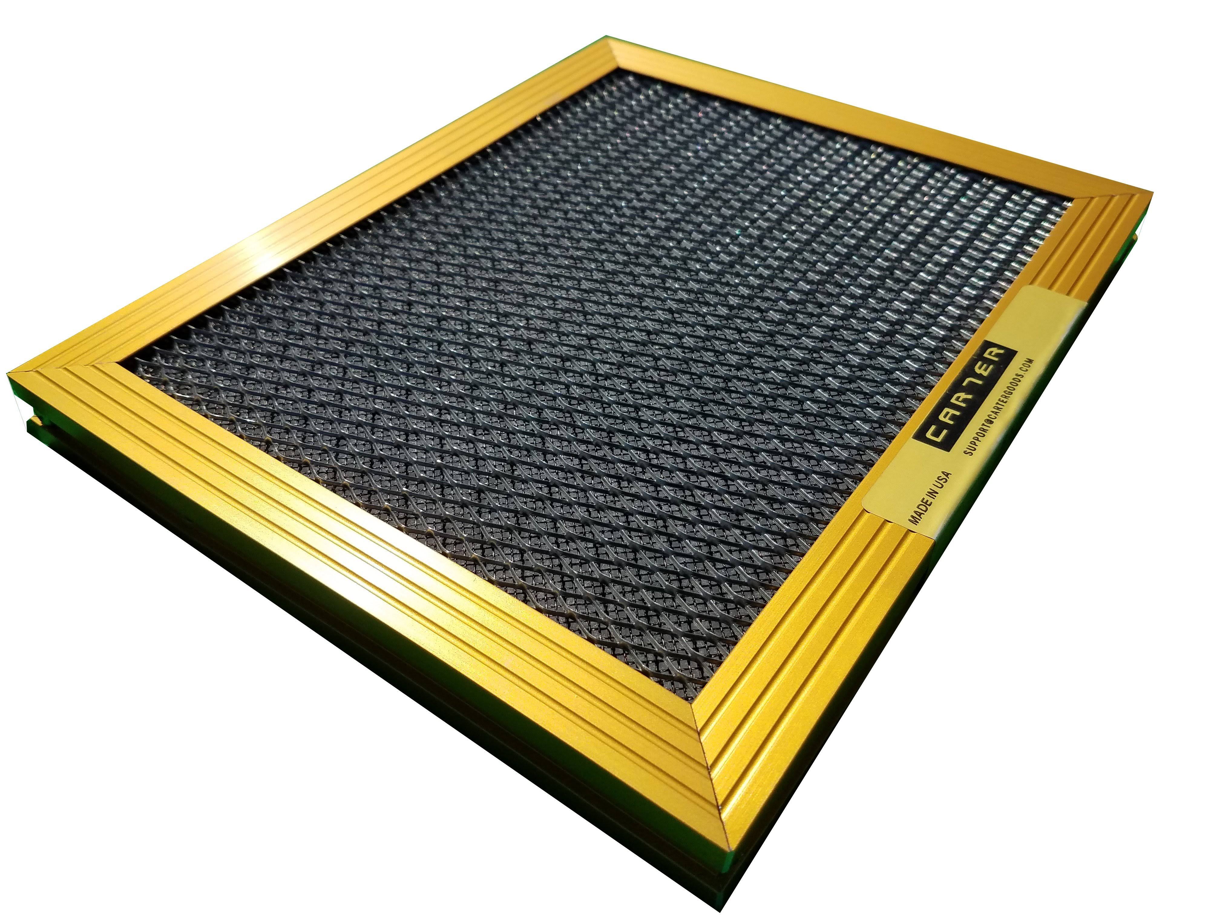 20x24x1 Carter | MERV 8 | Lifetime HVAC u0026 Furnace Air Filter | Washable Electrostatic | High Dust Holding Capacity, Gold