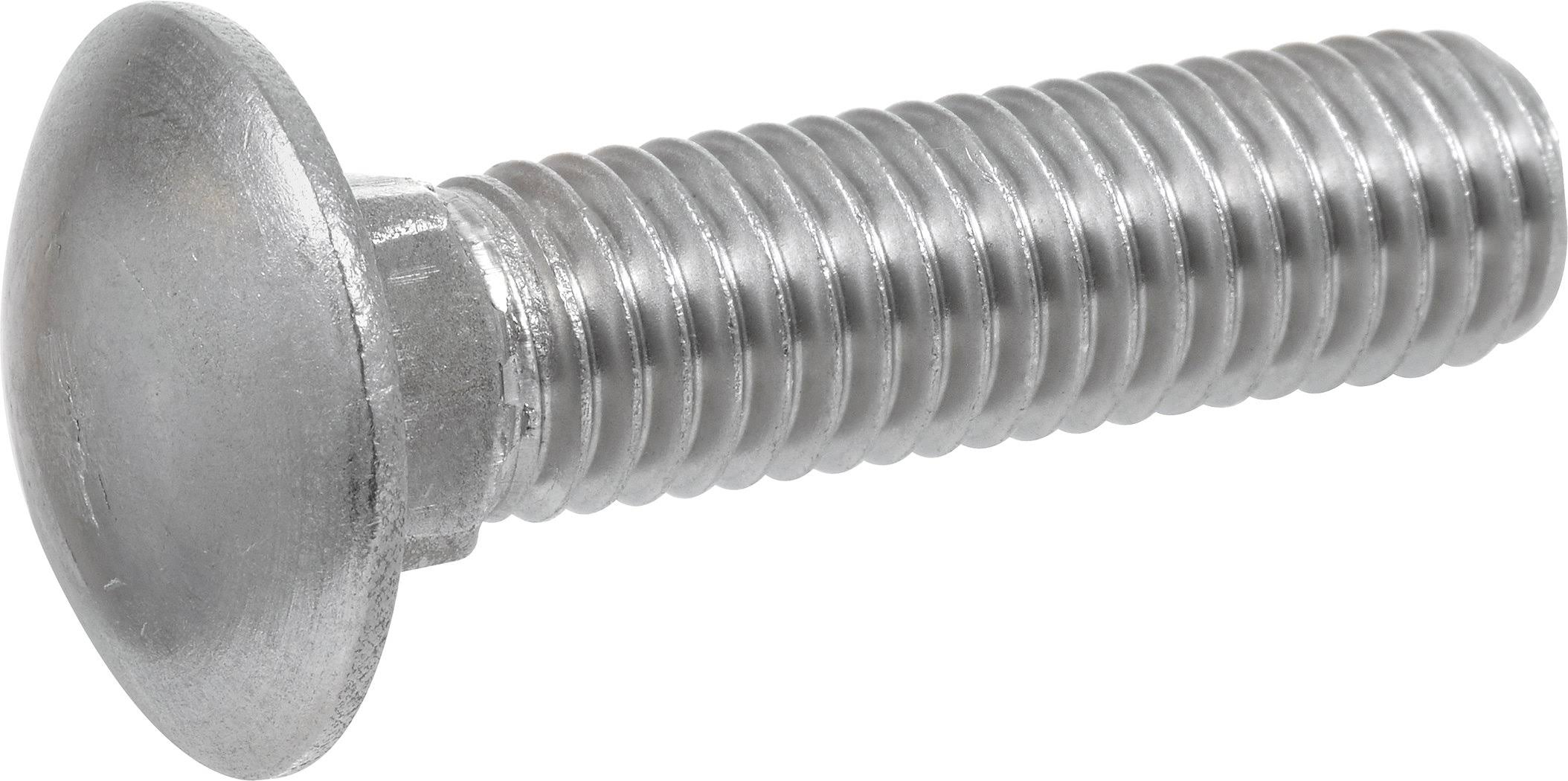 Hillman 832542 Stainless Steel Carriage Bolt, 1/4 x 6-Inch, 25-Pack