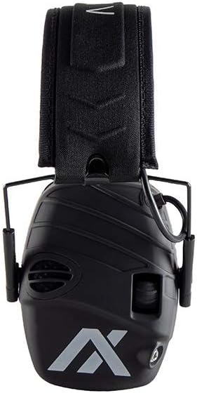 AXIL TRACKR All Purpose Earmuffs | True Noise Isolation, Sweat & Water Resistant with Built-in 2-Directional Microphone, Used for Tactical, Auto Racing, Shooting, Hunting, Industrial, Construction