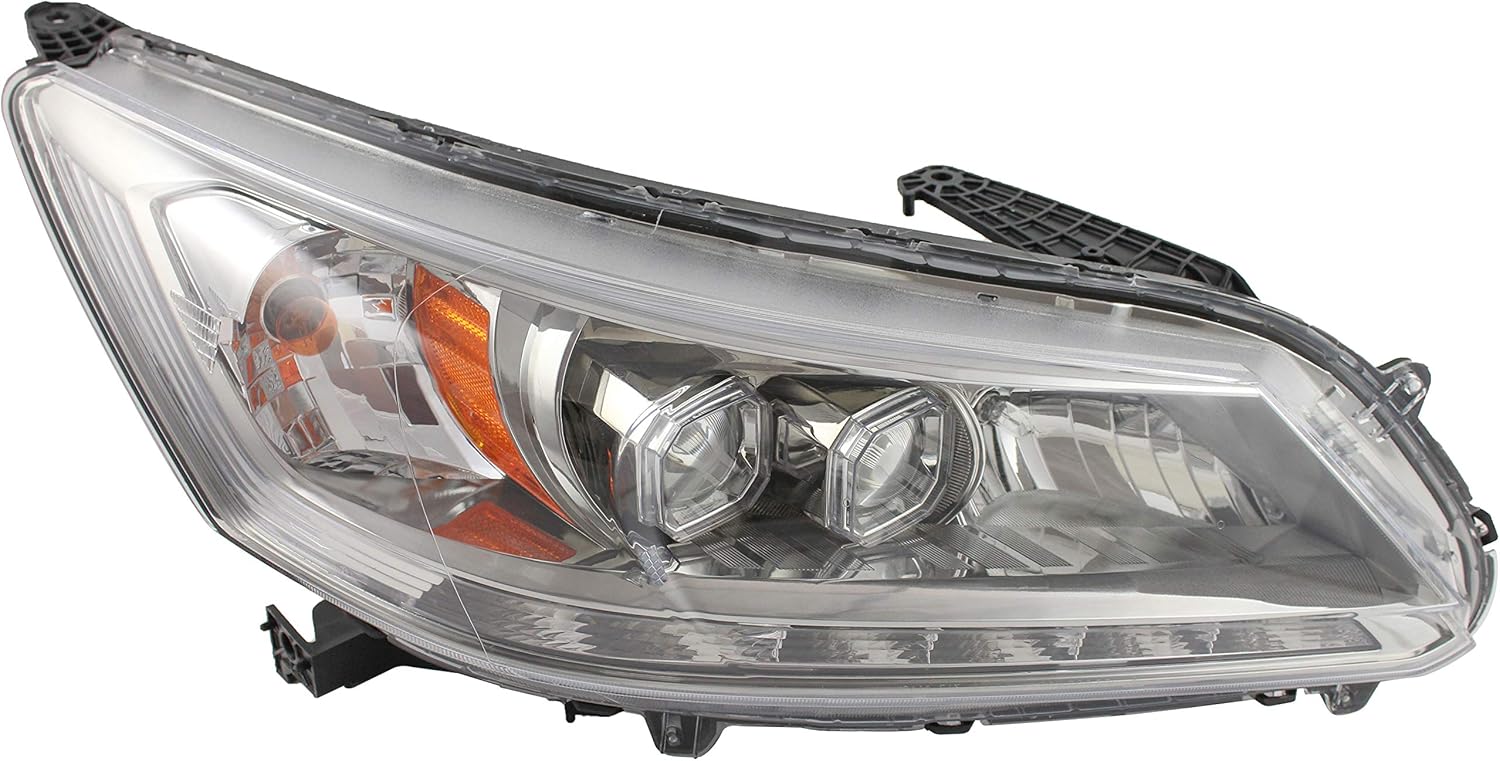 JP Auto Headlight Compatible With Honda Accord Sedan 2013 2014 2015 Passenger Right Side Headlamp