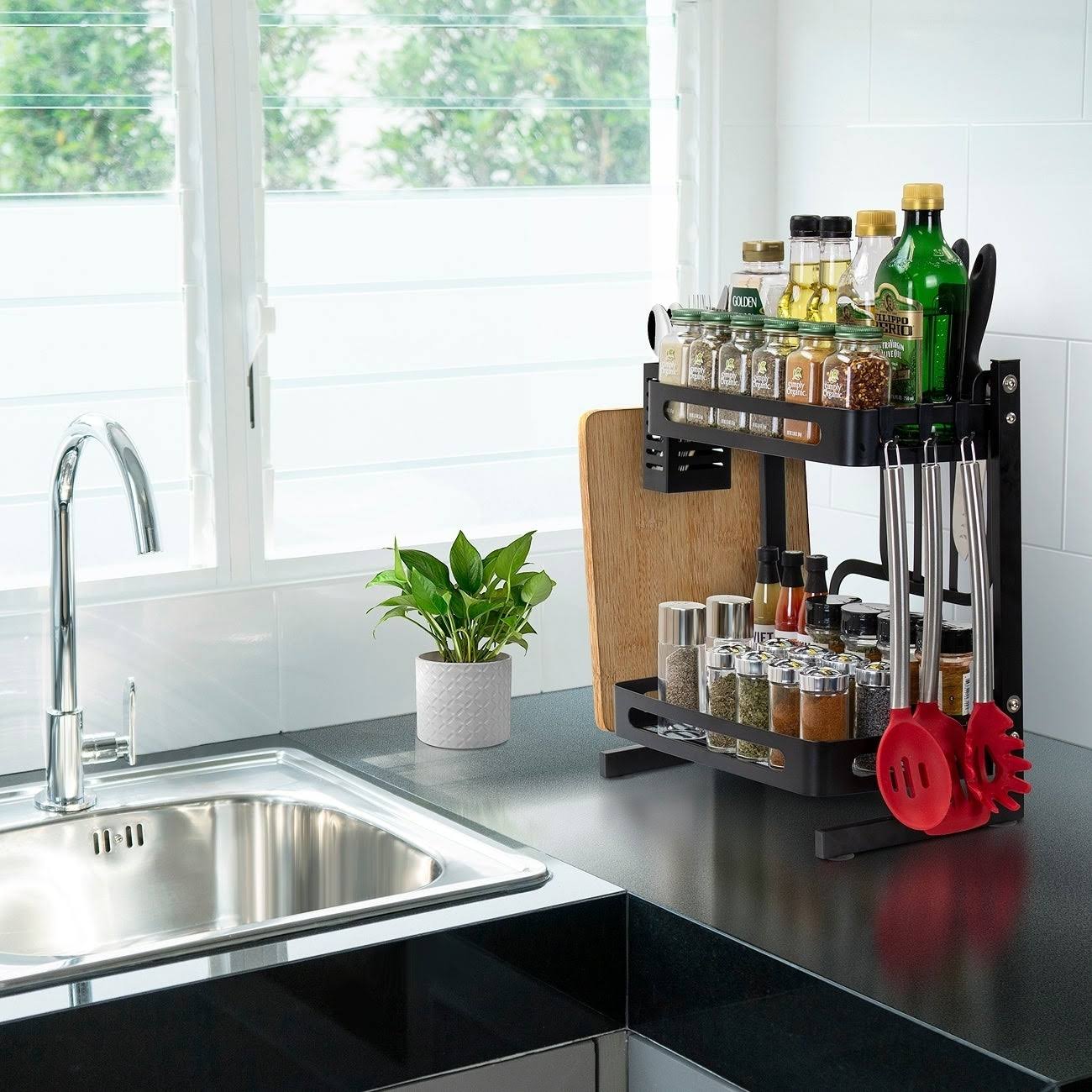 Sorbus 3-Tier Metal Kitchen Spice Rack