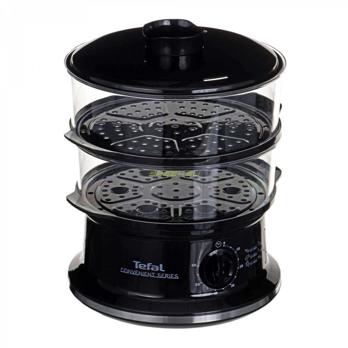 Tefal VC140135 2basket(s) Freestanding 900W Black Steam Cooker VC1401