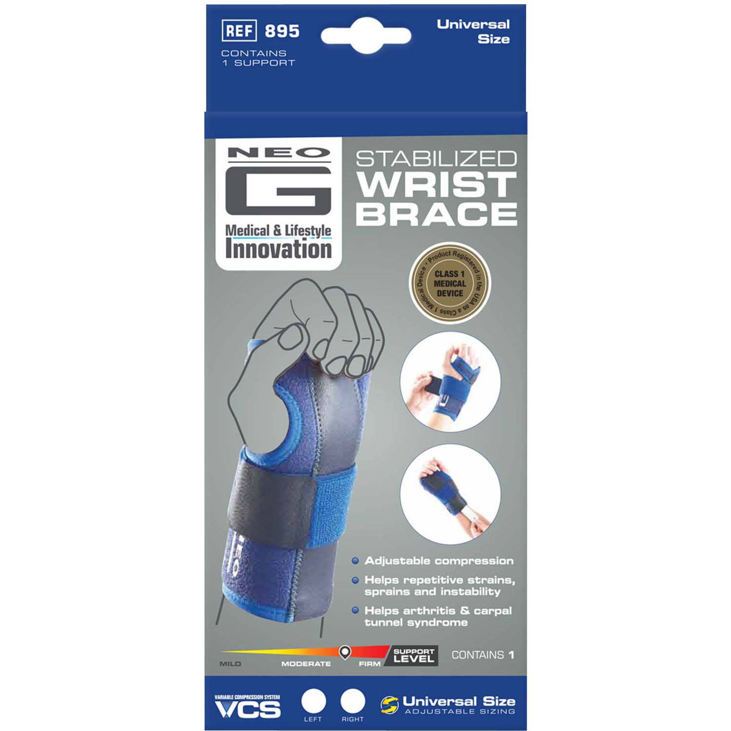 Neo-G 895r Stabilized Wrist Brace - Right