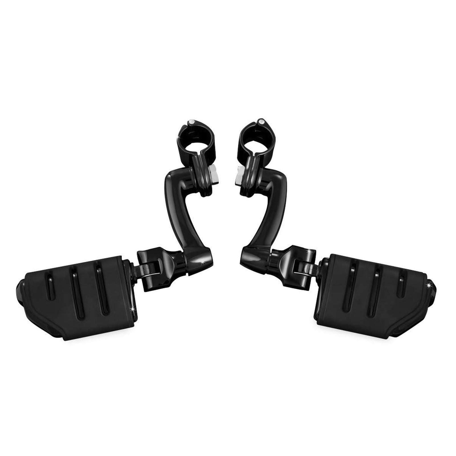 Kuryakyn Longhorn Offset Pegs Trident Dually Black 7599