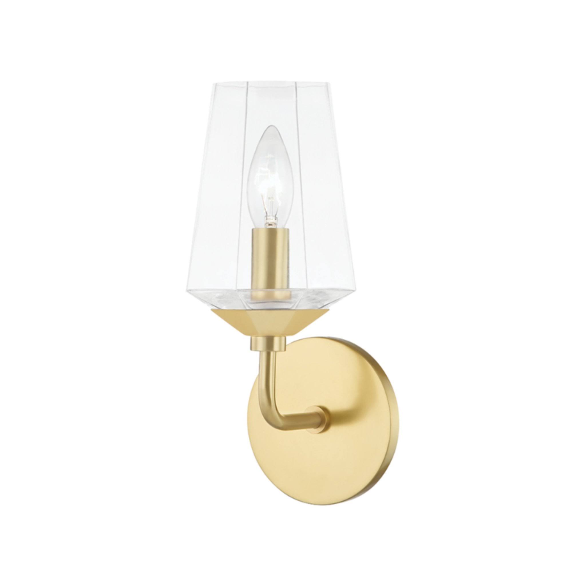 Mitzi Kayla 1 Light Bath Bracket - Aged Brass - H420301-AGB