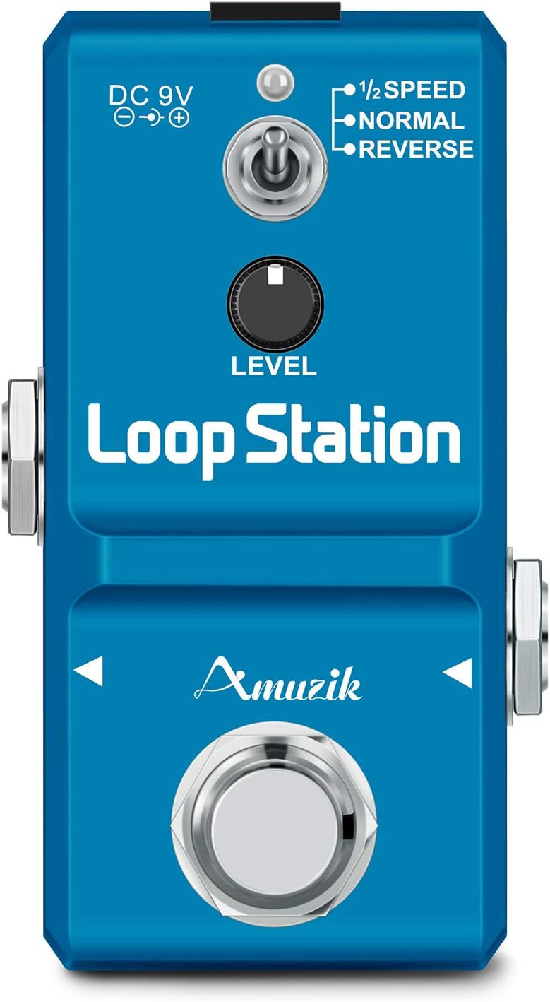 Amuzik Multi Guitar Effect Pedal for Electric Guitar Combined Multi Effect Pedal with Echo Chorus Overdrive Effects Pedals 3 Type True Bypass DAP-2 Pack of 2