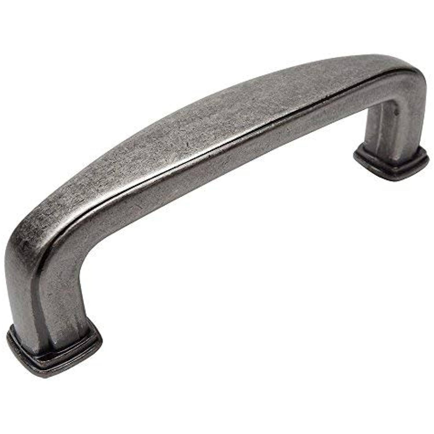 Cosmas 4389WN Weathered Nickel Modern Cabinet Hardware Handle Pull - 3x22 inch (76mm) Hole Centers - 25 Pack