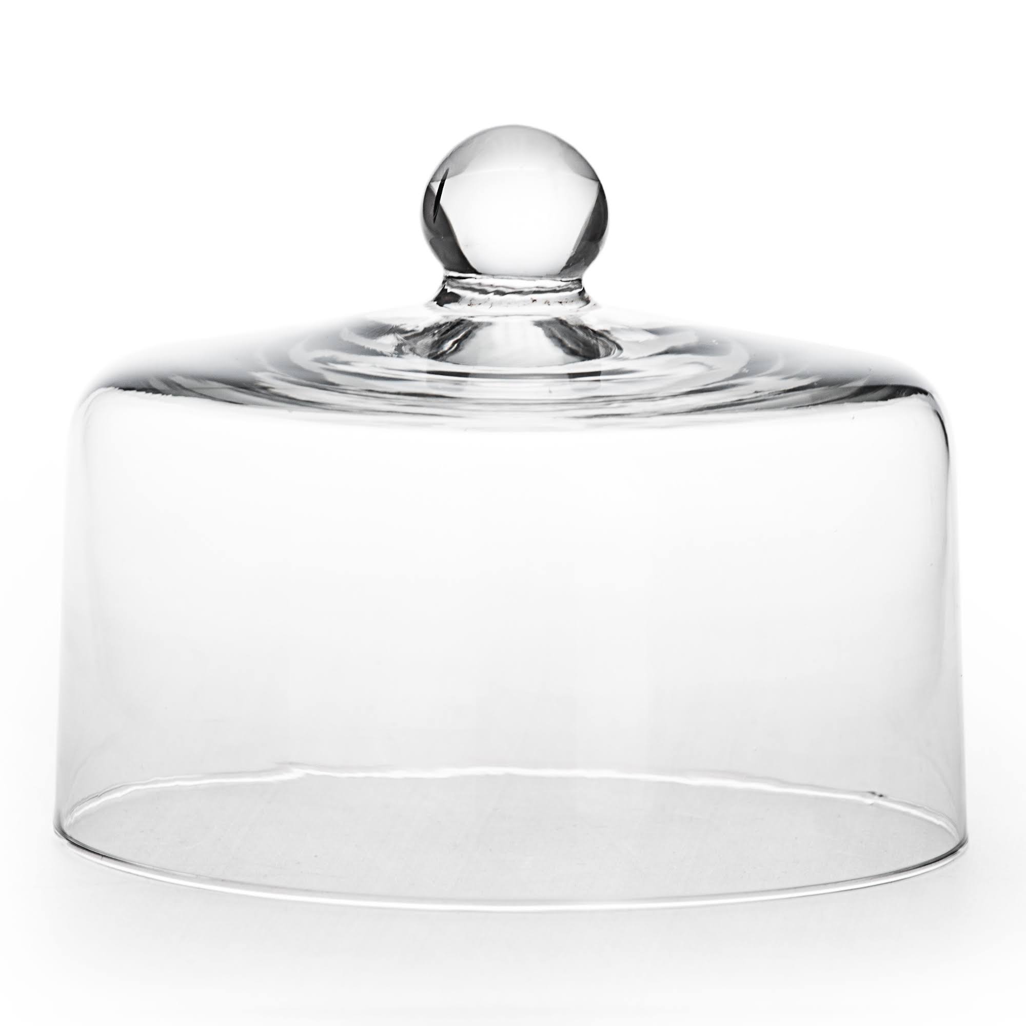 Mosser Glass Black Raspberry 6 inch Cake Plate and Dome