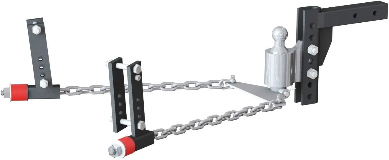 Andersen Hitches No-Sway Weight Distribution Hitch 8in Drop/Rise, 2-5/16in Ball, 3-6in Brackets