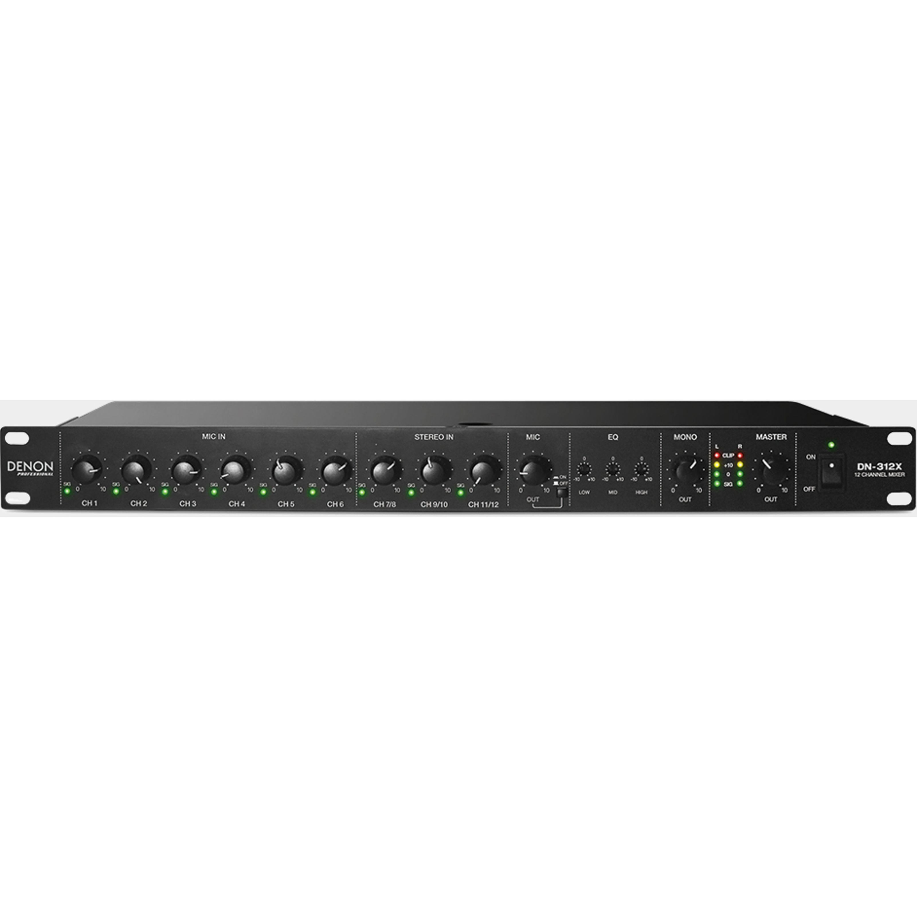 Denon DN-312X Analog Mixer - Rack-mount