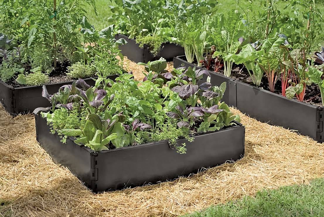 Grow Bed, 3 x 3, Black