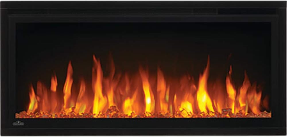 Napoleon Entice Series Wall Hanging Electric Fireplace, 36 Inch, Black