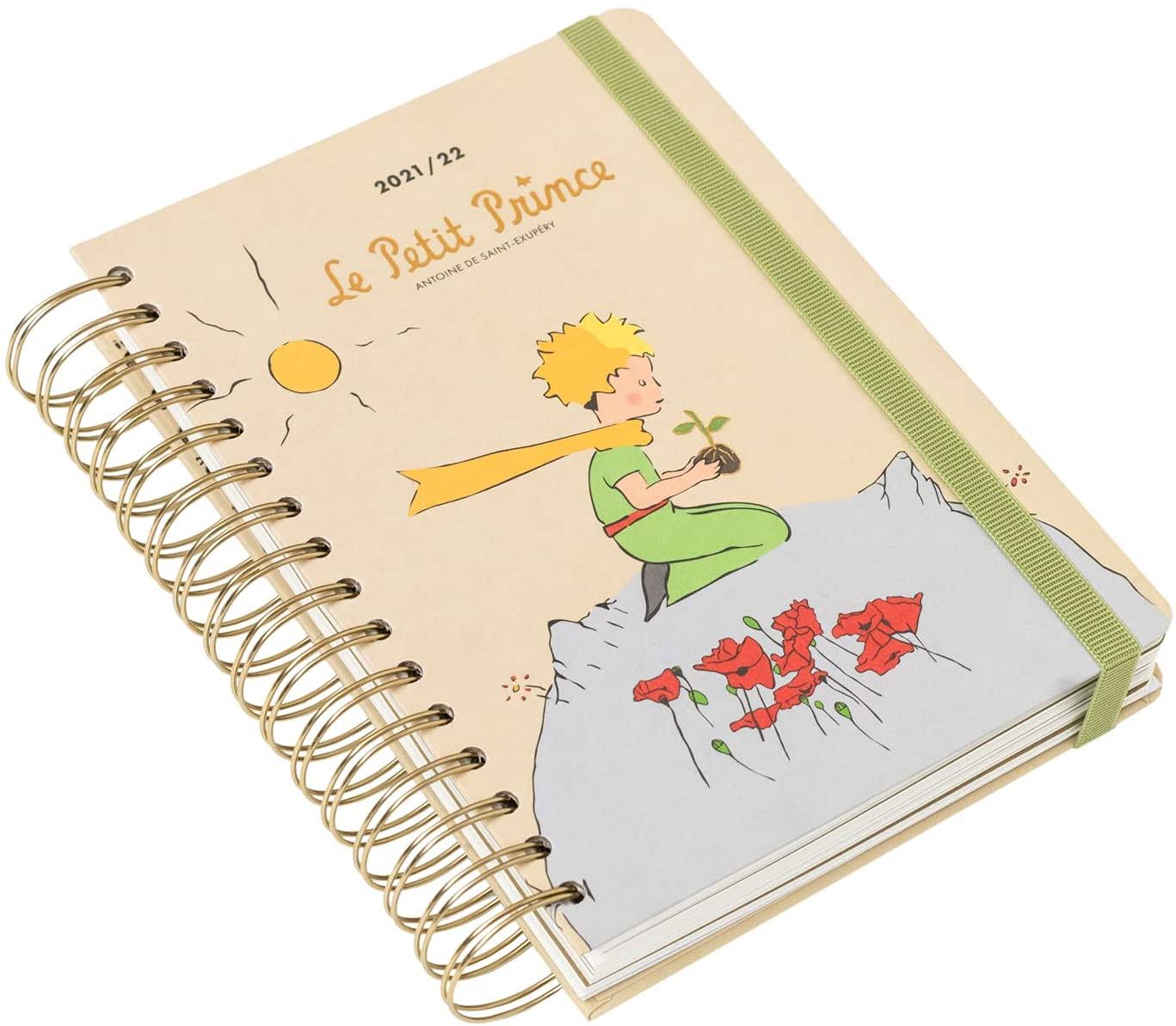 Official The Little Prince Academic Diary 2021-2022 A5 Day to Page - 12 Months Mid Year Diary August 2021 - July 2022 by Kokonot