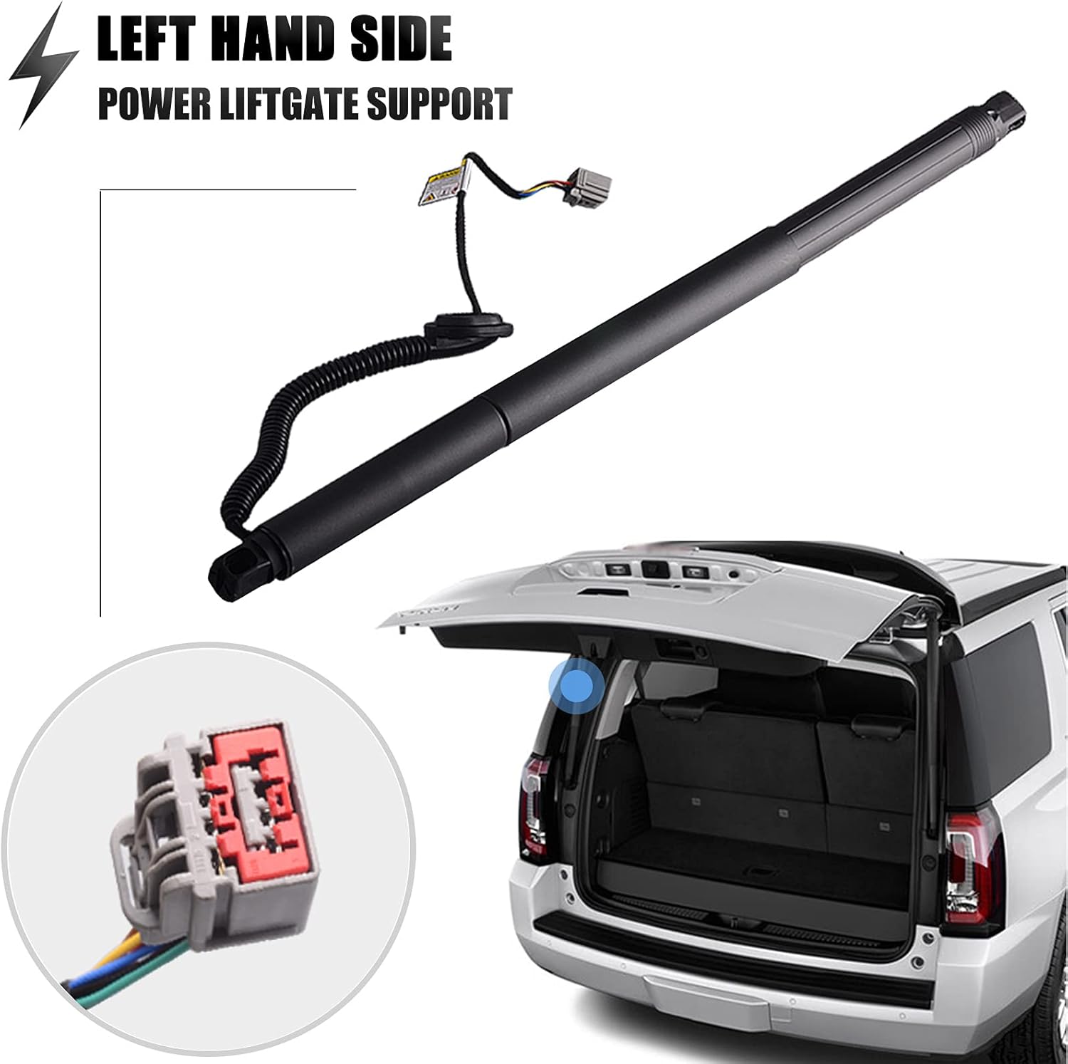 Unikpas Liftgate Power lift Support Rear Left Electric Tailgate Strut Replacement Compatible for Chevrolet Suburban 2015-2019 GMC Yukon 2015-2019 Cadillac Esclade 2015-2019 Replace 84306929