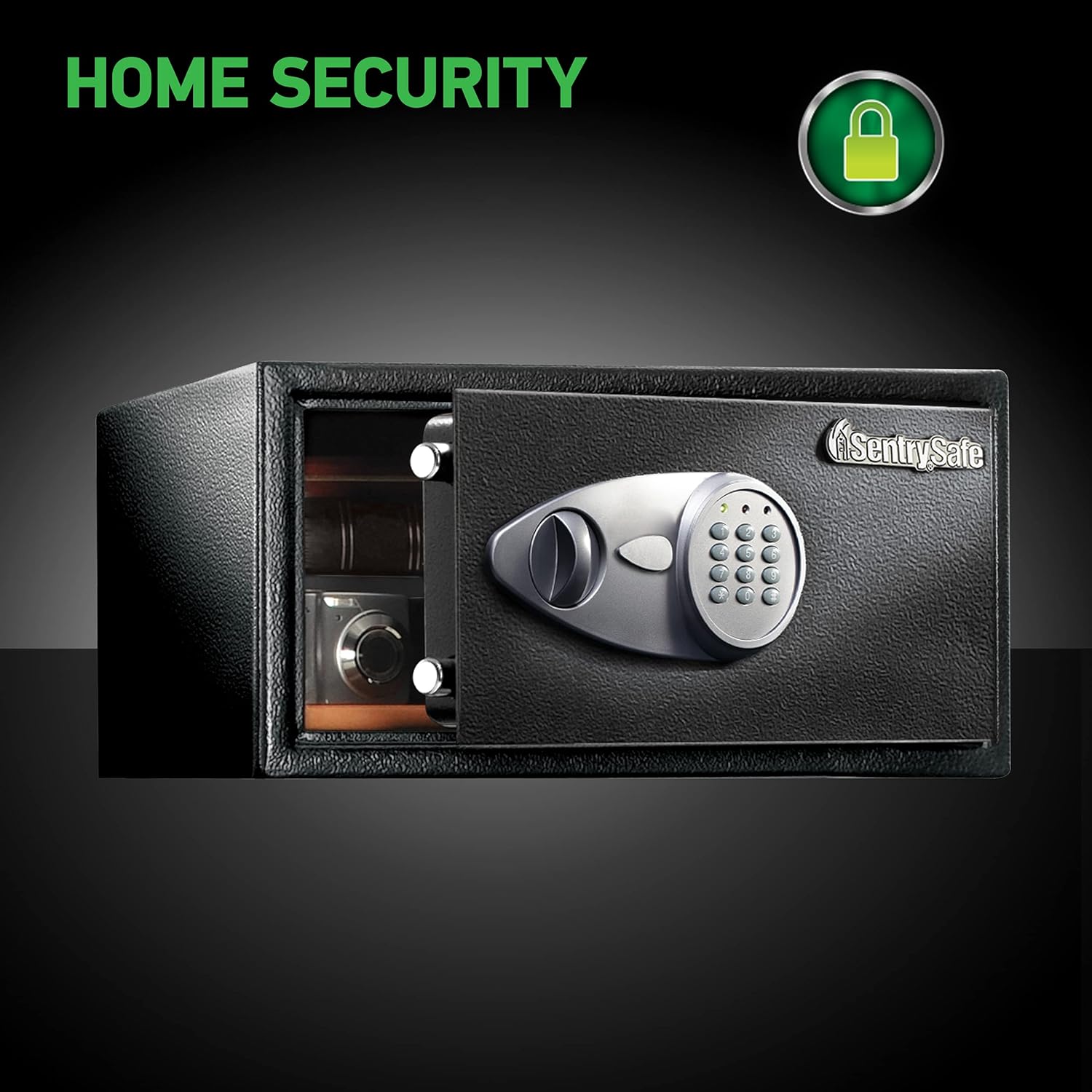 SentrySafe X105 Security Safe with Digital Keypad, 0.9 Cubic Feet (Large) , Black