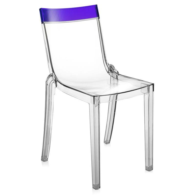 Kartell Hi-Cut Chair (Set of 2) Finish: Black/Purple