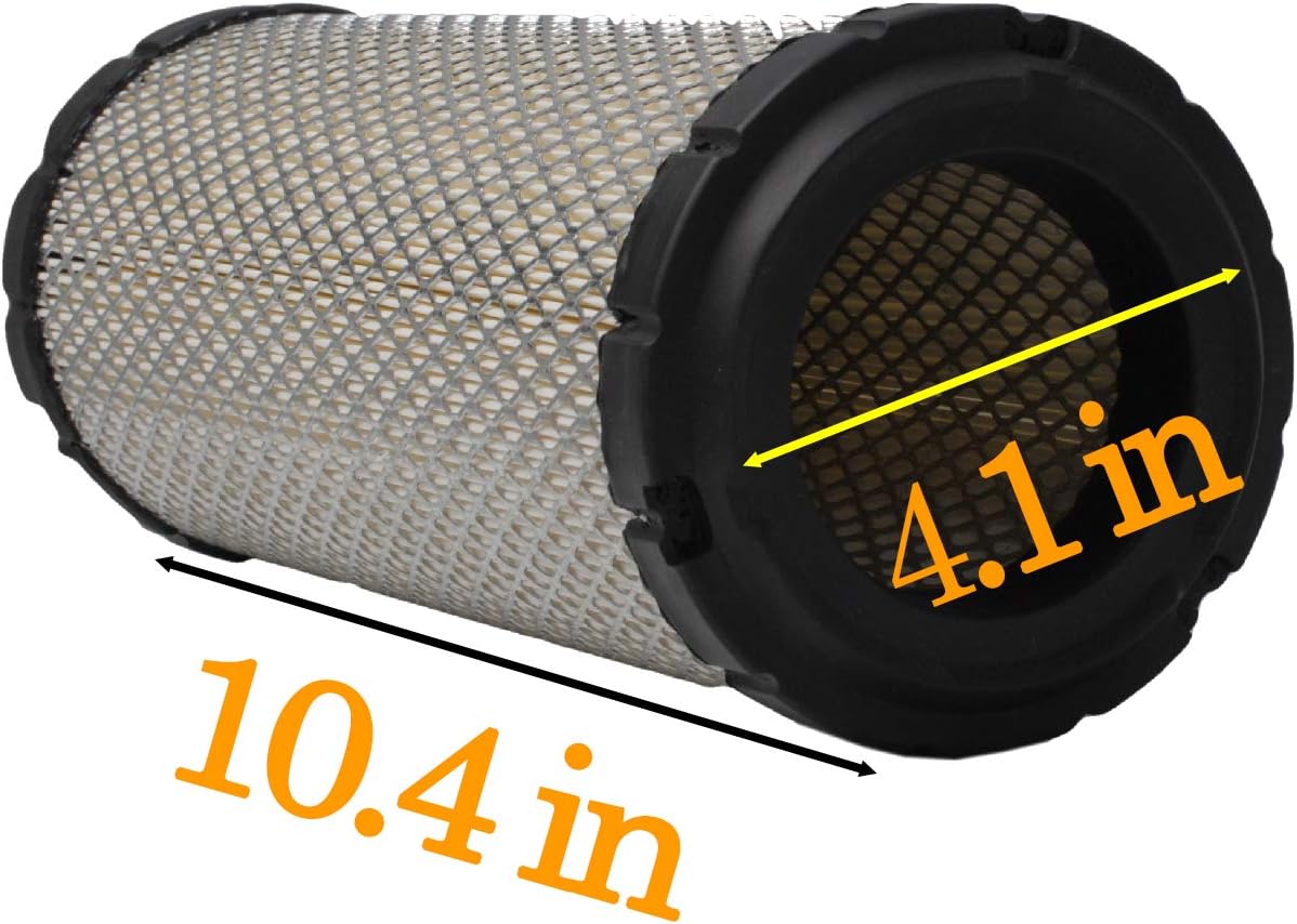 Podoy P822858 and P821575 Air Filter Compatible with Donaldson Bobcat FPG05 Wix 46438 Air Filter, Replace 6672467, 6672468, PM252Z, PM260Z and PM272Z