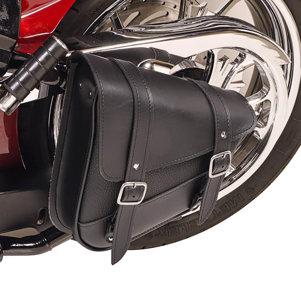 Willie u0026 Max 59776-00 Triangulated Black Swingarm Bag