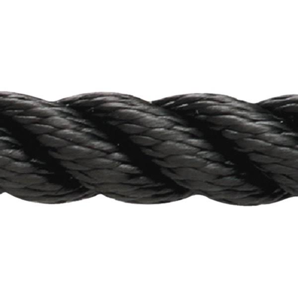 New England Ropes 5/8x22 x 35& Premium Nylon 3 Strand Dock Line - Black