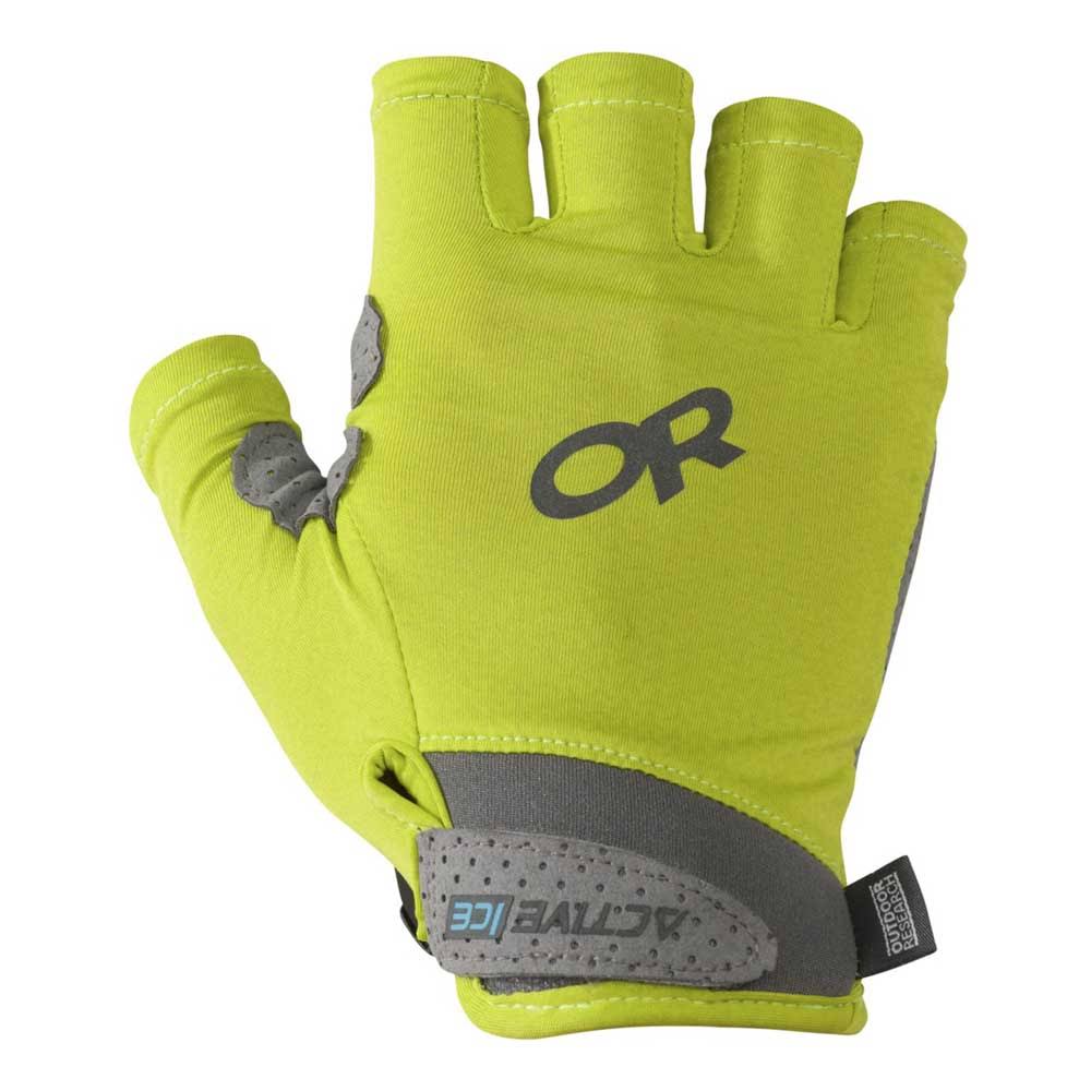 (Large, Lemongrass) - Outdoor Research Active Ice Chroma Sun Gloves