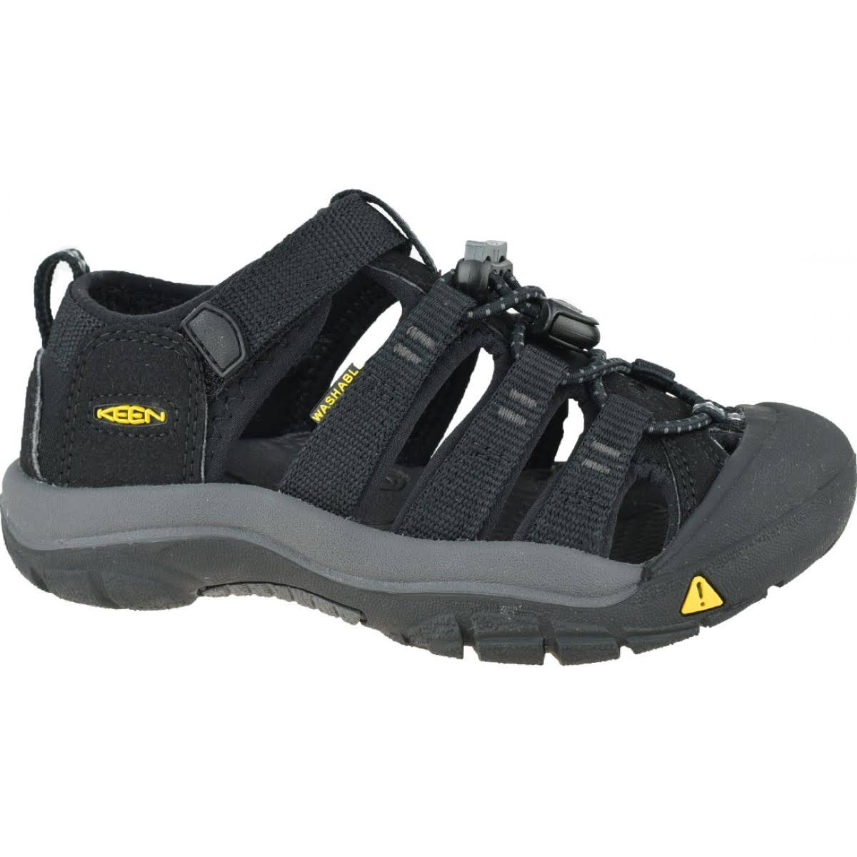 Keen Kids& Newport H2 Shoe - 11 - Black / Keen Yellow