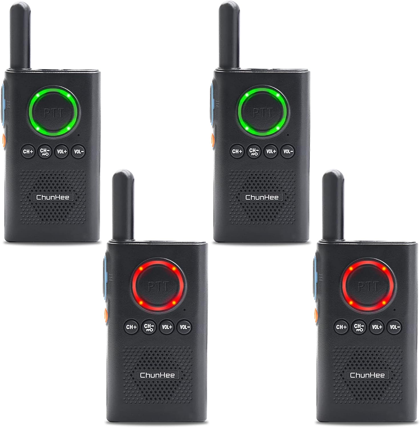 ChunHee Intercoms Wireless for Home-Home Intercom for Elderly-Business Intercom System Room to Room Communication 1.5 Miles Long Range 16 Channel Intercom System for Office/Camping/Hiking/Vacation