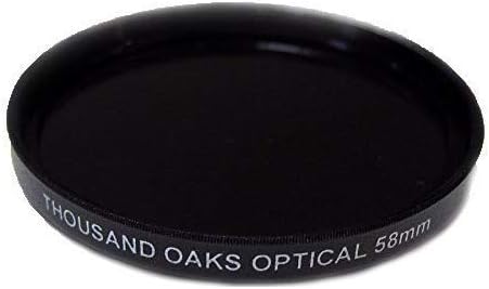 Threaded Black Polymer Solar Filter for Cameras, 62mm
