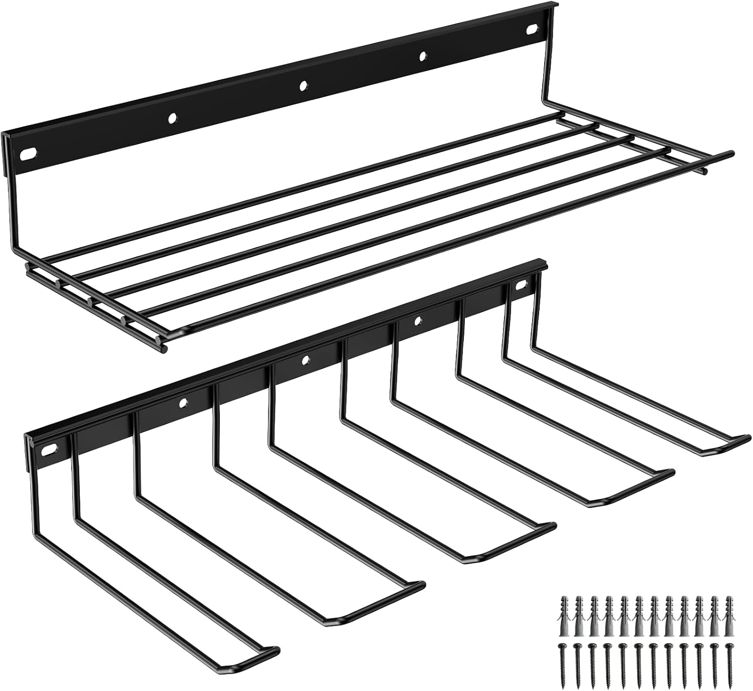 Fioracl&nbsp; Power Tools Organizer | Electric Drill Storage Rack Holds 4 Drills | Heavy Duty Tool Storage Rack | Wall Mounted Shelf for Handheld & Power Tools at Garage, Home, Workshop, Shed.
