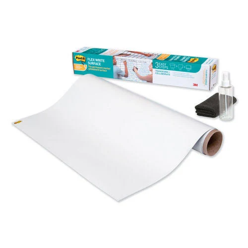 3M FWS6X4 6 x 4 ft. Flex Write Surface Sheet White