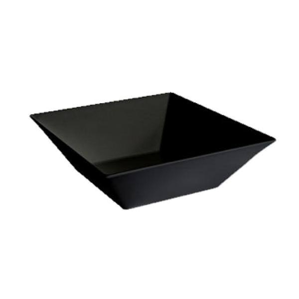 Get Enterprises - ML-249-BK - Siciliano Black 12.8 qt Square Bowl
