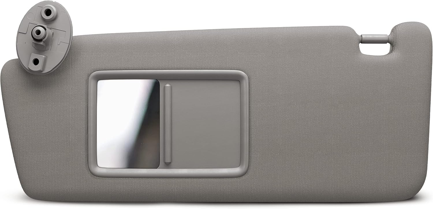 Sailead Sun Visor for Car (2 Pack) - Sun Block Car Visor Compatible w/ Toyota Tacoma 2005-2012 - Car Sun Visor Left & Right (Grey) - Car Accessories
