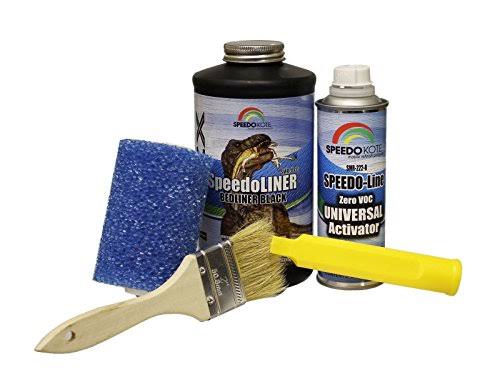 SMR-1000ROLL-K1 T-Rex Black Roll on Truck Bed Liner, 2K Urethane, 1 Quart Kit