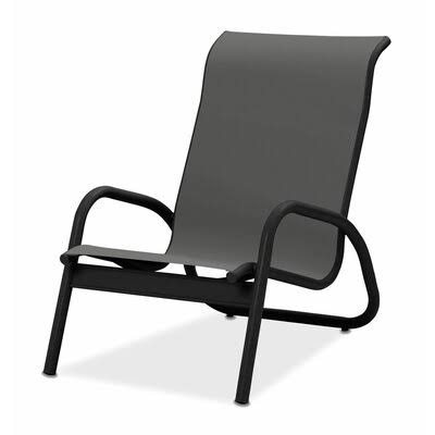 Gardenella Beach Chair Telescope Casual Titanium/Textured Black Low