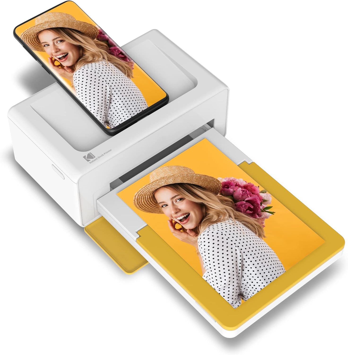 Kodak Dock Plus 4x6 Instant Photo Printer 80 Sheet Bundle (2022 Edition) &ndash; Bluetooth Portable Photo Printer Full Color Printing &ndash; Mobile App Compatible with iOS and Android &ndash; Convenient and Practical