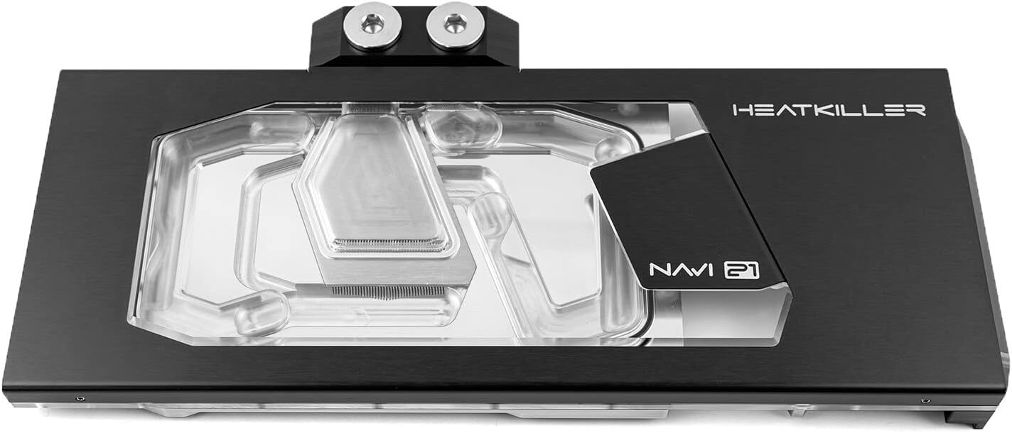 Watercool HEATKILLER V GPU Water Block for RX 6800/6900XT,ARGB,Nickel/Plexi (Black),15656