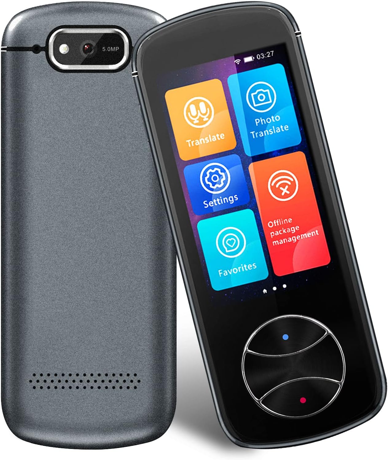 Language Translator Device 107 Languages Two Way Portable Instant Voice Translator, Support Photograph Handheld Accurate Translation, Smart Real-Time Translator 3.0 HD Touch Screen