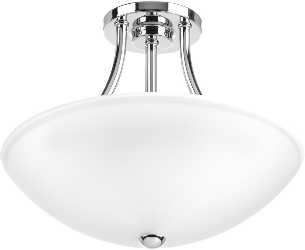 Progress Lighting P350088-015-30 Gather LED Close-to-Ceiling, Polished Chrome Pack of 2