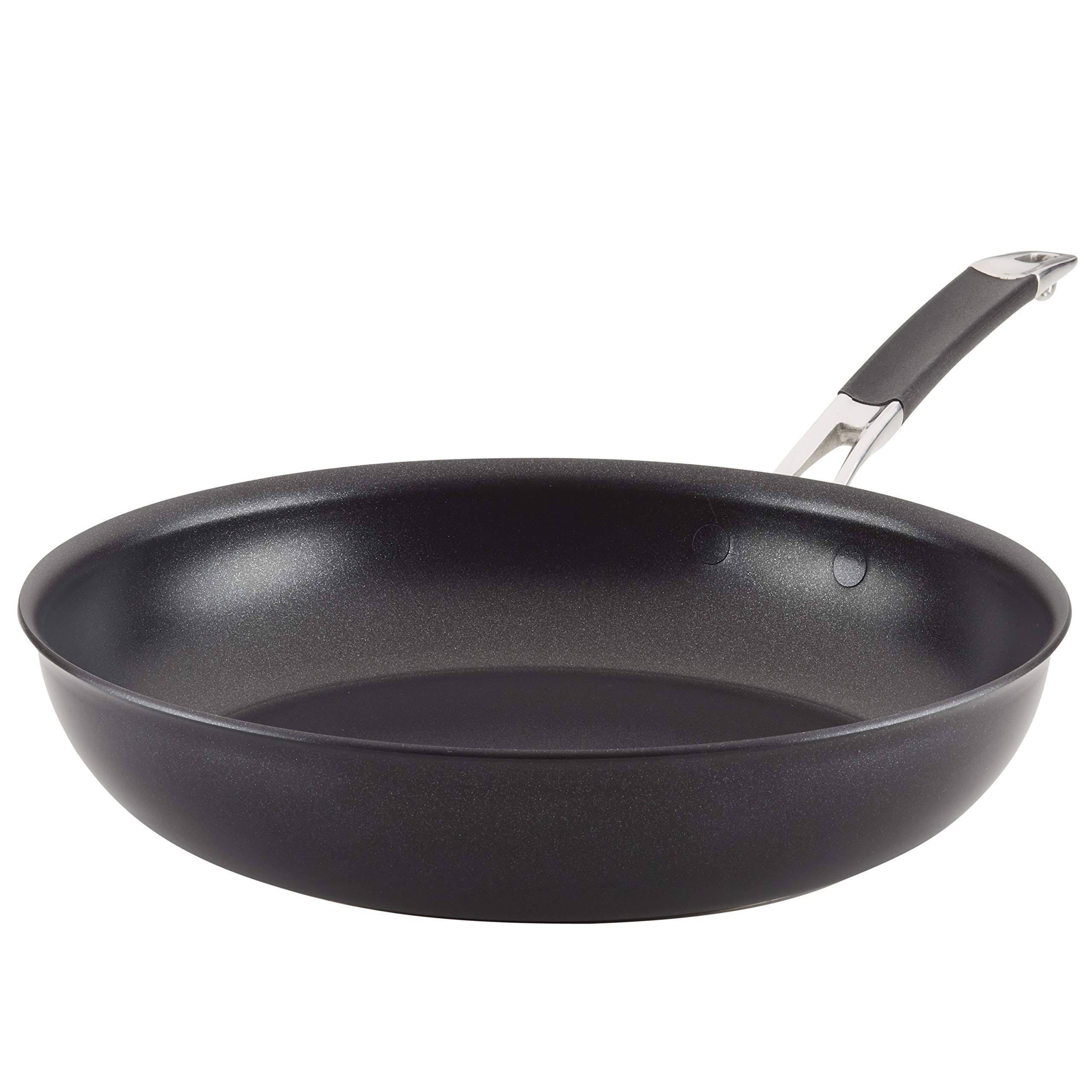 Anolon SmartStack 12x22 Hard Anodized Nesting Skillet - Black