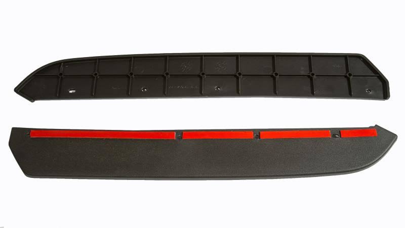 Roush Performance 421405 2013-14 Side Splitter Kit,Rear, LH u0026 RH, Blac