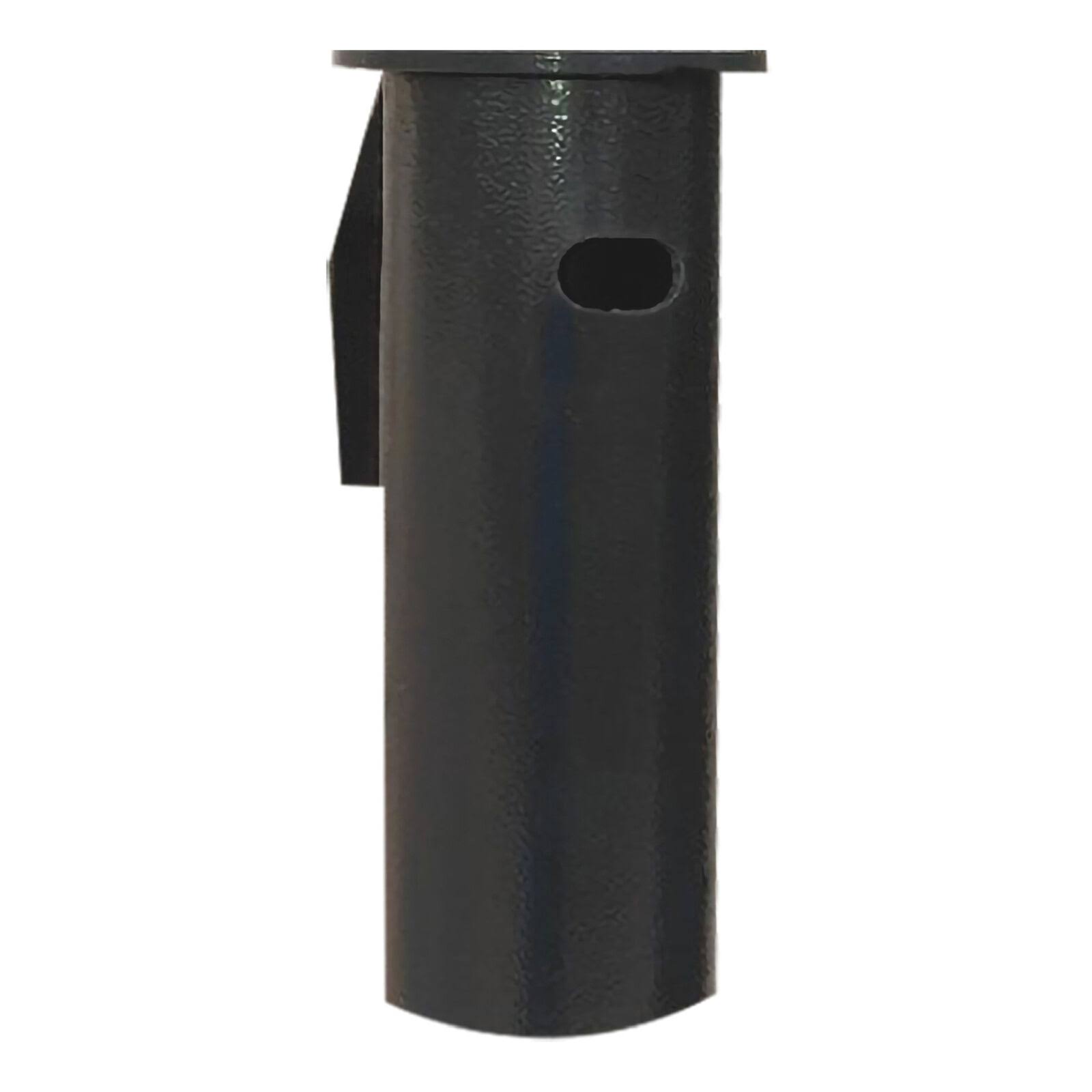 Paris 96 Cu. in. Black Side Mounted Ash Receptacle