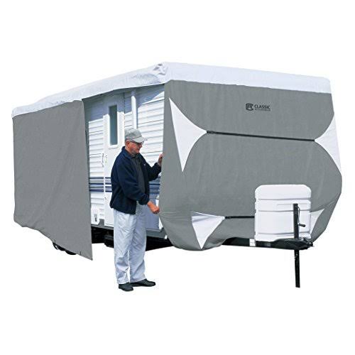 Classic Accessories Overdrive Polypro 3 Deluxe Travel Trailer Cover, Fits 27& -