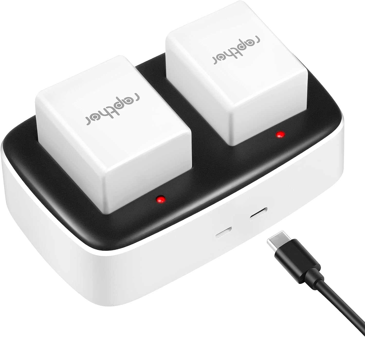 Rapthor 2560mAh Rechargeable Replacement Battery Compatible with Arlo Pro / Pro 2 with Charger Station for Arlo Pro / Pro 2 Camera (2 Batteries+1 Charger) Pack of 2