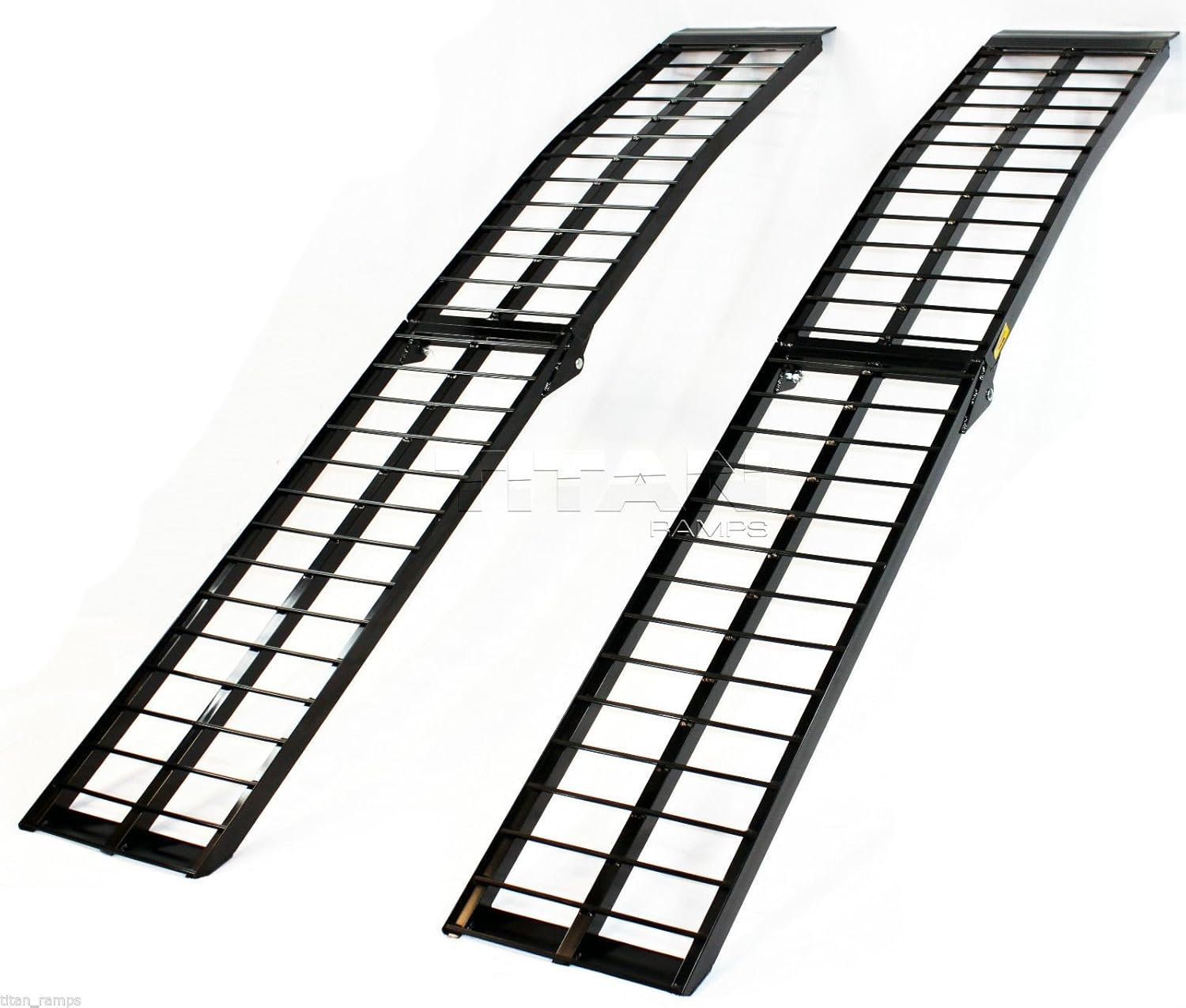 8 ft HD Aluminum UTV Wide Loading Ramps Ranger Rhino Gator ATV 2000 lb Capacity