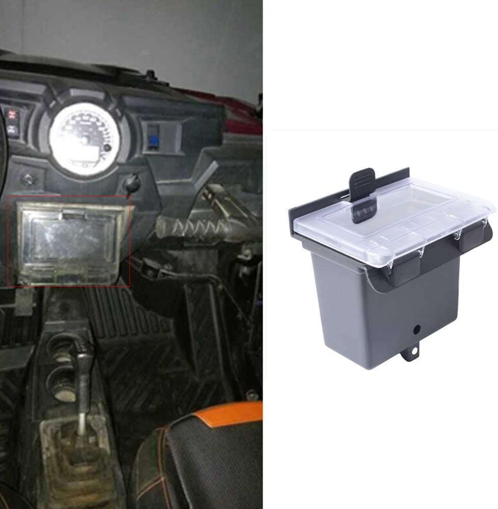 SOYAVISION ABS Black Center Dash Storage Box Center Compartment for 2014-2015 Polaris RZR XP 1000 RZR XP 4 1000/PS RZR XP 1000 INTL Pack of 2
