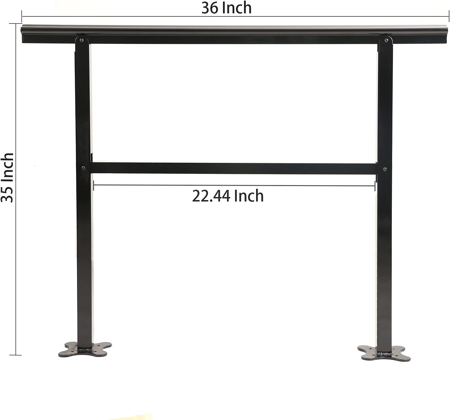 SPACEUP Stair Handrail 3ft Aluminum Railing 36